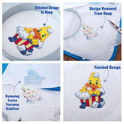 Heavy Tearaway Embroidery Stabilizer - 8x8 200 precut sheets - Threadart.com