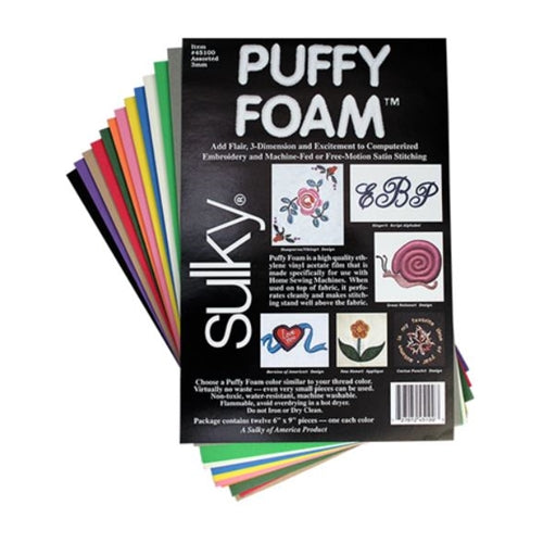 2 mm Puffy Foam Asst. - Threadart.com