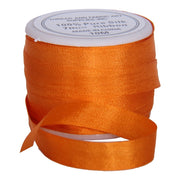 Silk Ribbon 7mm Orange x 10 Meters No. 705 - Threadart.com