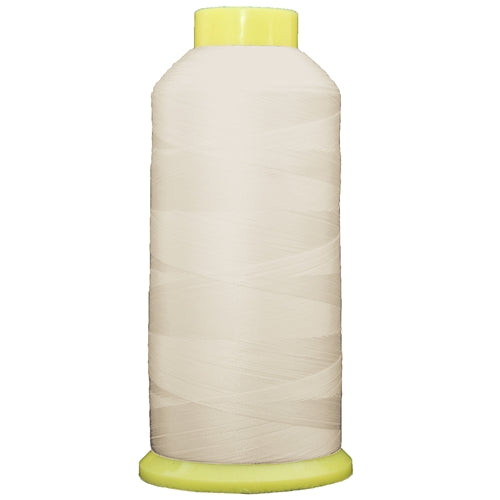 Large Polyester Embroidery Thread No. 103 - Antique White - 5000 M - Threadart.com