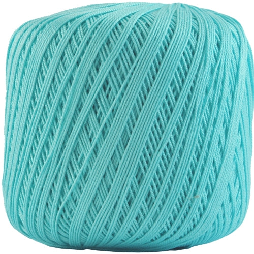 Cotton Crochet Thread - Size 10 - Aqua - 175 Yds - Threadart.com