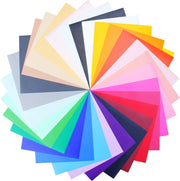 30 Color Variety of Iron On Vinyl - Heat Transfer Pack - Threadart.com