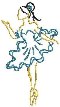 Machine Embroidery Designs - Beautiful Dancers(1) - Threadart.com