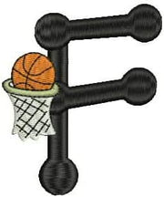 Machine Embroidery Designs - Basketball Alphabet 1 - Threadart.com