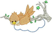 Machine Embroidery Designs - Birds Waiting(1) - Threadart.com