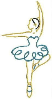 Machine Embroidery Designs - Beautiful Dancers(1) - Threadart.com