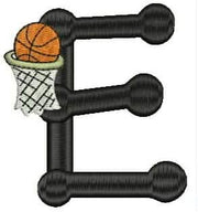 Machine Embroidery Designs - Basketball Alphabet 1 - Threadart.com