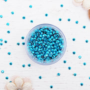 Hot Fix Metallic Rhinestones 3mm Blue Zircon - 10 gross - Threadart.com
