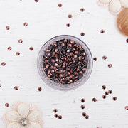Hot Fix Metallic Rhinestones 2mm Coffee - Threadart.com