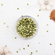 Hot Fix Metallic Rhinestones 3mm Peridot - 10 gross - Threadart.com