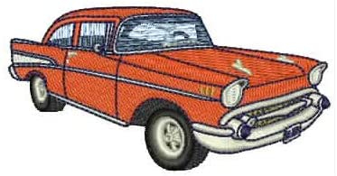 Machine Embroidery Designs - Cars of the 50's(1) - Threadart.com