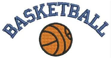 Machine Embroidery Designs - Basketball(1) - Threadart.com
