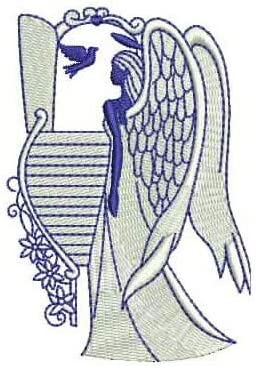 Machine Embroidery Designs - Angels of Love(1) - Threadart.com