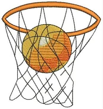 Machine Embroidery Designs - Basketball(1) - Threadart.com
