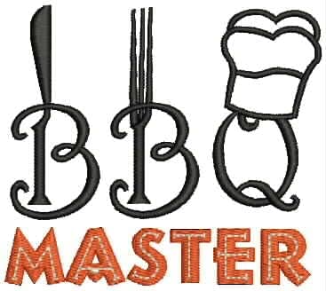 Machine Embroidery Designs - BBQ Quotes(1) - Threadart.com