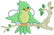 Machine Embroidery Designs - Birds Waiting(1) - Threadart.com