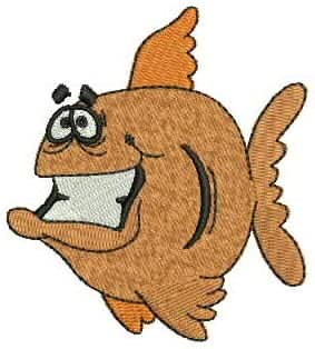 Machine Embroidery Designs - Cartoon Fish(1) - Threadart.com