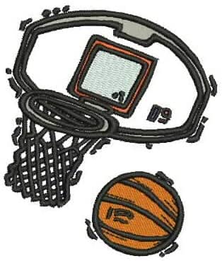Machine Embroidery Designs - Basketball(1) - Threadart.com