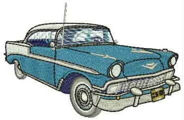 Machine Embroidery Designs - Cars of the 50's(1) - Threadart.com
