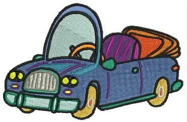 Machine Embroidery Designs - Cartoon Autos(1) - Threadart.com
