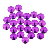 Hot Fix Metallic Nailheads 4mm Amethyst - 4 gross - Threadart.com