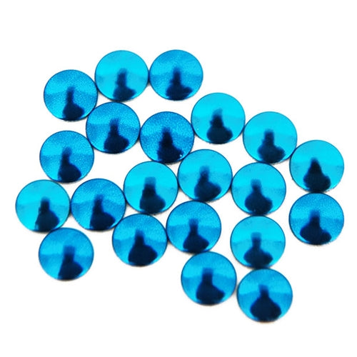 Hot Fix Metallic Nailheads 4mm Blue Zircon - 4 gross - Threadart.com