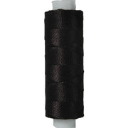Perle (Pearl) Cotton Thread  - Size 8 - Black - 75 Yard Spools - Threadart.com