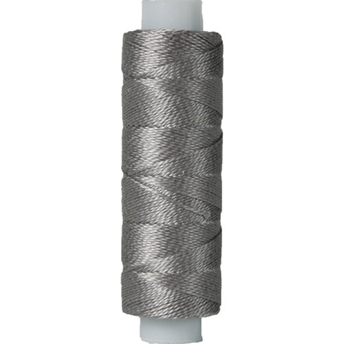 Perle (Pearl) Cotton Thread  - Size 8 - Lt Steel Gray - 75 Yard Spools - Threadart.com