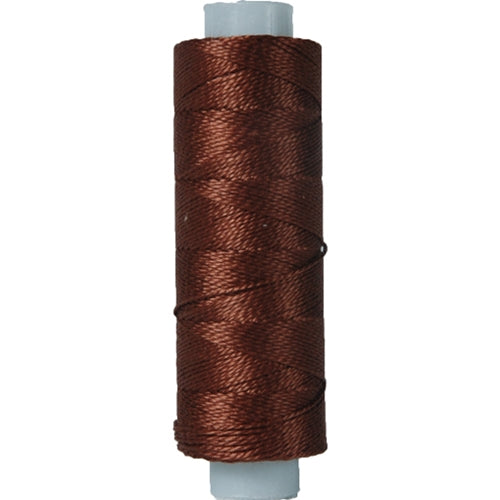 Perle (Pearl) Cotton Thread - Size 8 - DK Coffee Brown - 75 Yard Spools