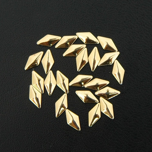 Hot Fix Metallic Nailhead - Gold Diamond 4x8mm - 2 Gross - Threadart.com