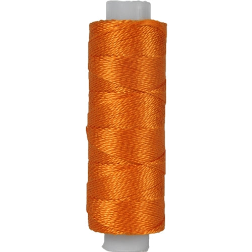 Perle (Pearl) Cotton Thread  - Size 8 - Med. Tangerine - Threadart.com