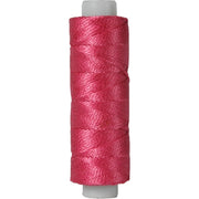 Perle (Pearl) Cotton Thread  - Size 8 - Rose - 75 Yard Spools - Threadart.com