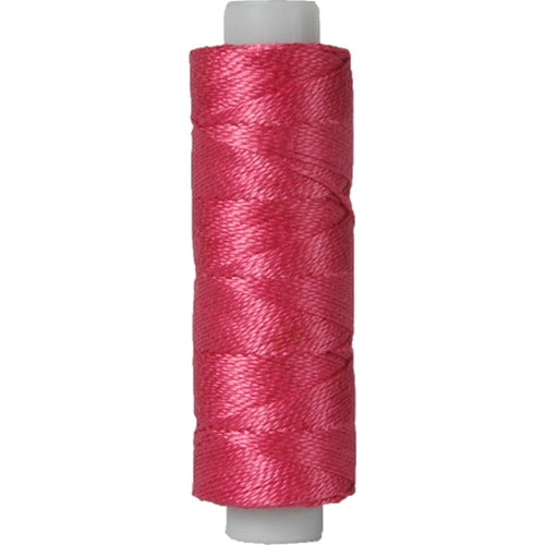 Perle (Pearl) Cotton Thread  - Size 8 - Rose - 75 Yard Spools - Threadart.com