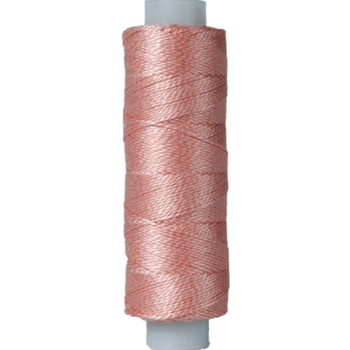 Perle (Pearl) Cotton Thread - Size 8 - Peach - 75 Yard Spools