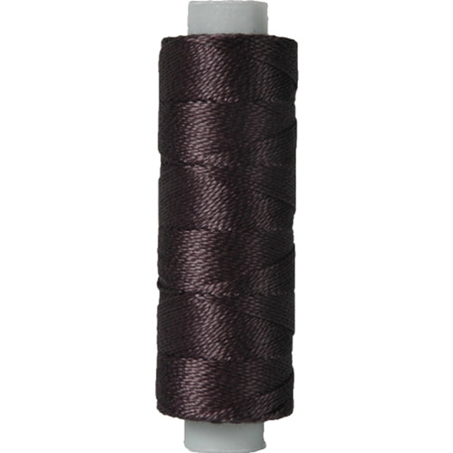 Perle (Pearl) Cotton Thread  - Size 8 - Dk. Pewter Gray - 75 Yard Spools - Threadart.com