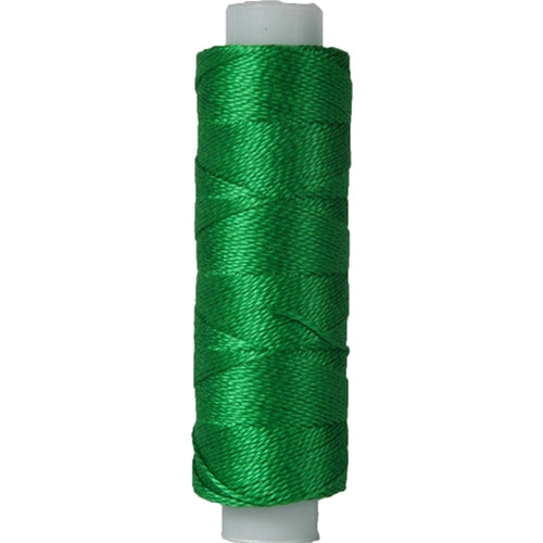 Perle (Pearl) Cotton Thread  - Size 8 - Green - 75 Yard Spools - Threadart.com