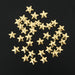 Hot Fix Metallic Nailhead - Gold Star 5x5mm - 5 Gross - Threadart.com