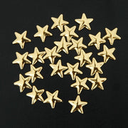 Hot Fix Metallic Nailhead - Gold Star 8x8mm - 2 Gross - Threadart.com