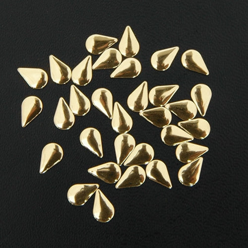 Specialty Nailhead - Gold Tear Drop 5x8mm - 1 Gross - Threadart.com