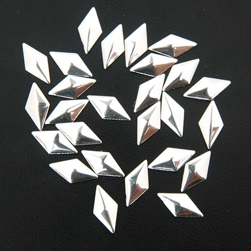 Specialty Nailhead - Silver Diamond 6x12mm - 1 Gross - Threadart.com