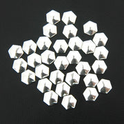 Specialty Nailhead - Silver Hexagon 6x6mm - 2 Gross - Threadart.com