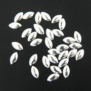Specialty Nailhead - Silver Oval 4x8mm - 2 Gross - Threadart.com