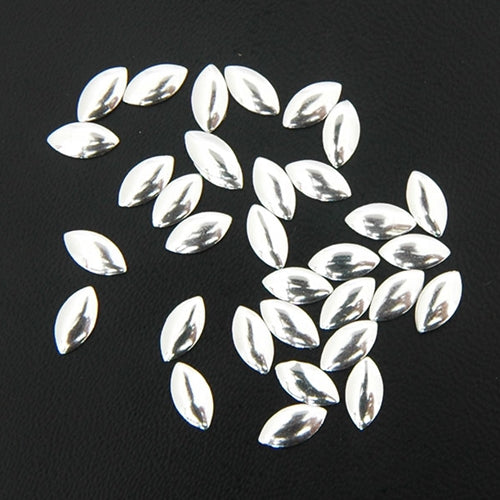 Specialty Nailhead - Silver Oval 4x8mm - 2 Gross - Threadart.com