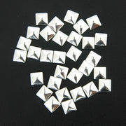 Specialty Nailhead - Silver Square 5x5mm - 2 Gross - Threadart.com