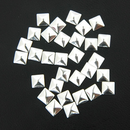 Specialty Nailhead - Silver Square 5x5mm - 2 Gross - Threadart.com