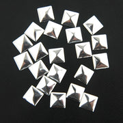 Specialty Nailhead - Silver Square 7x7mm - 1 Gross - Threadart.com