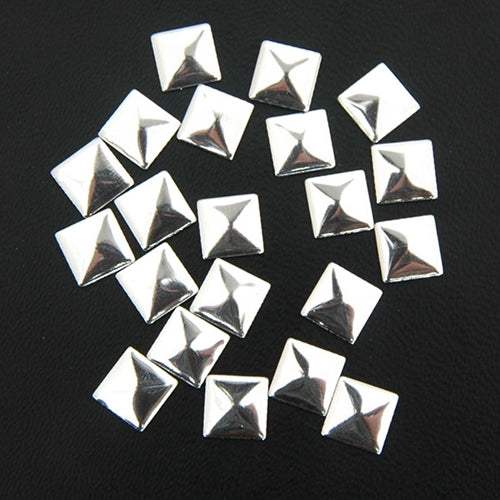 Specialty Nailhead - Silver Square 7x7mm - 1 Gross - Threadart.com