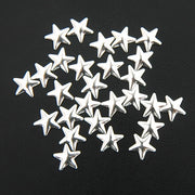 Specialty Nailhead - Silver Star 8x8mm - 2 Gross - Threadart.com