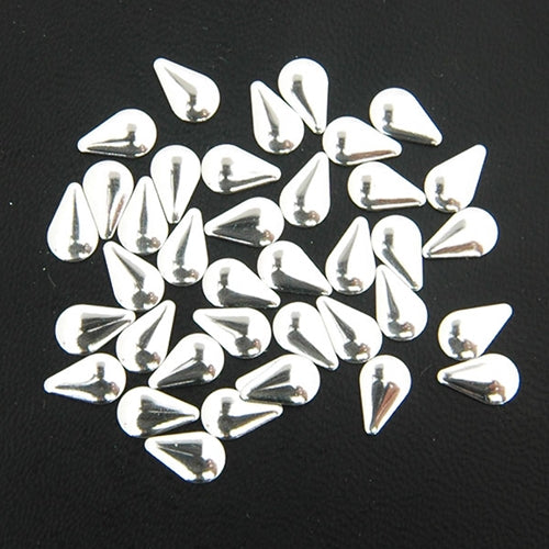 Specialty Nailhead - Silver Tear Drop 5x8mm - 1 Gross - Threadart.com