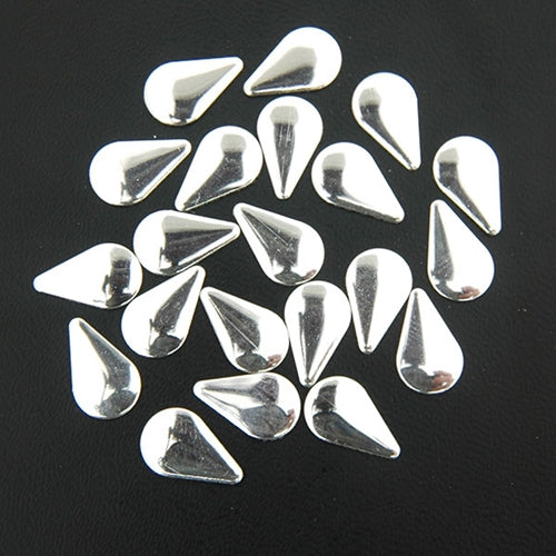 Specialty Nailhead - Silver Tear Drop 8x13mm - 1 Gross - Threadart.com